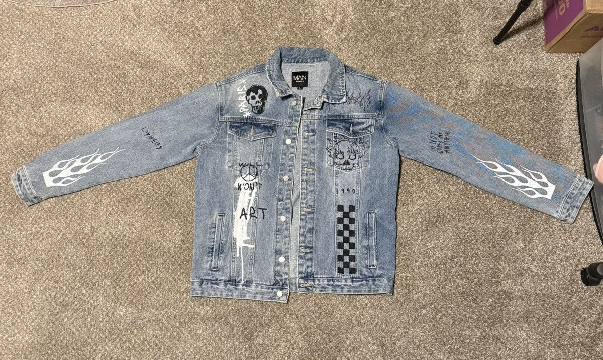 Boohoo BoohooMAN Denim Jacket Size US L / EU 52-54 / 3 - 1 Thumbnail