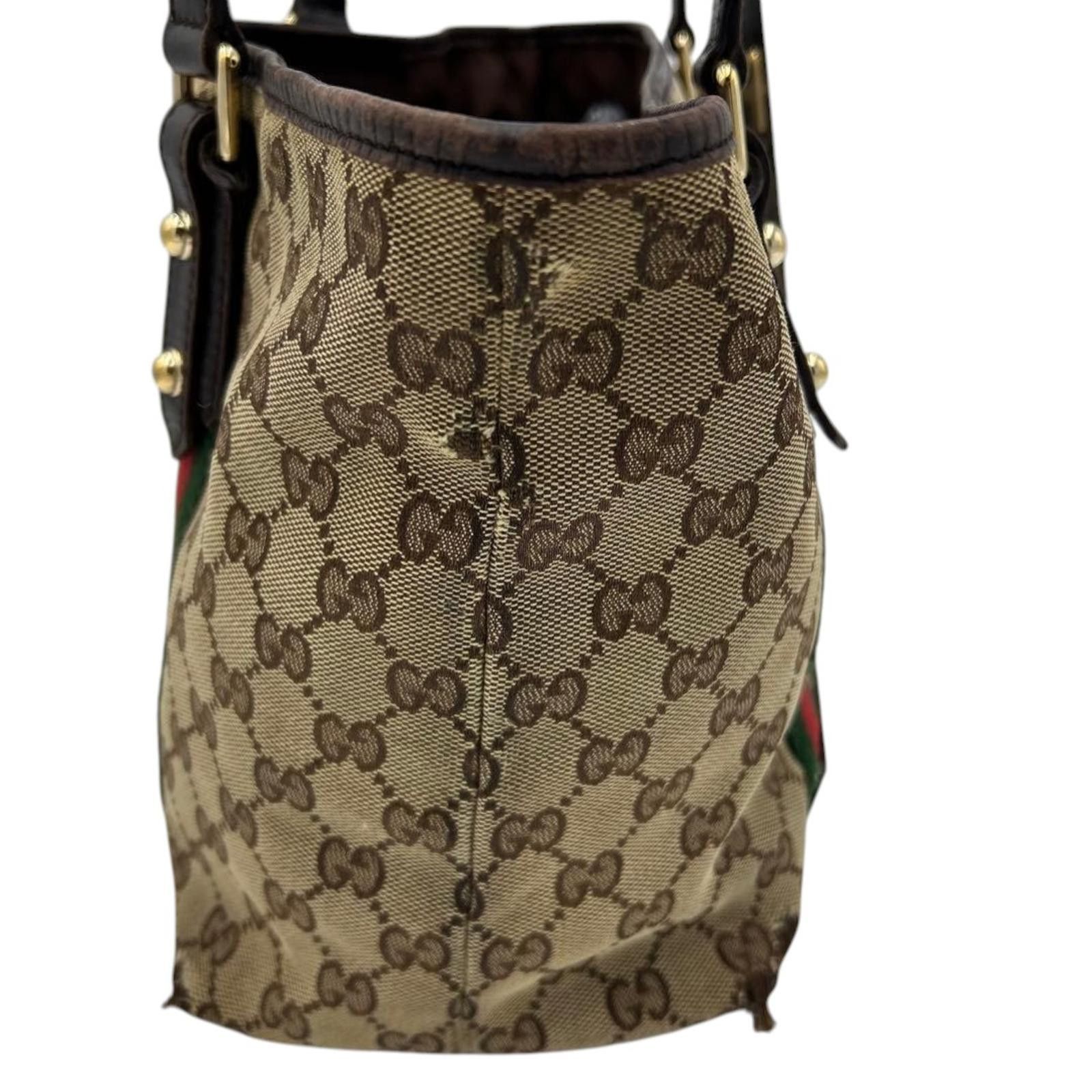 Gucci Gucci - Vintage GG Canvas Tote Bag Size ONE SIZE - 8 Thumbnail