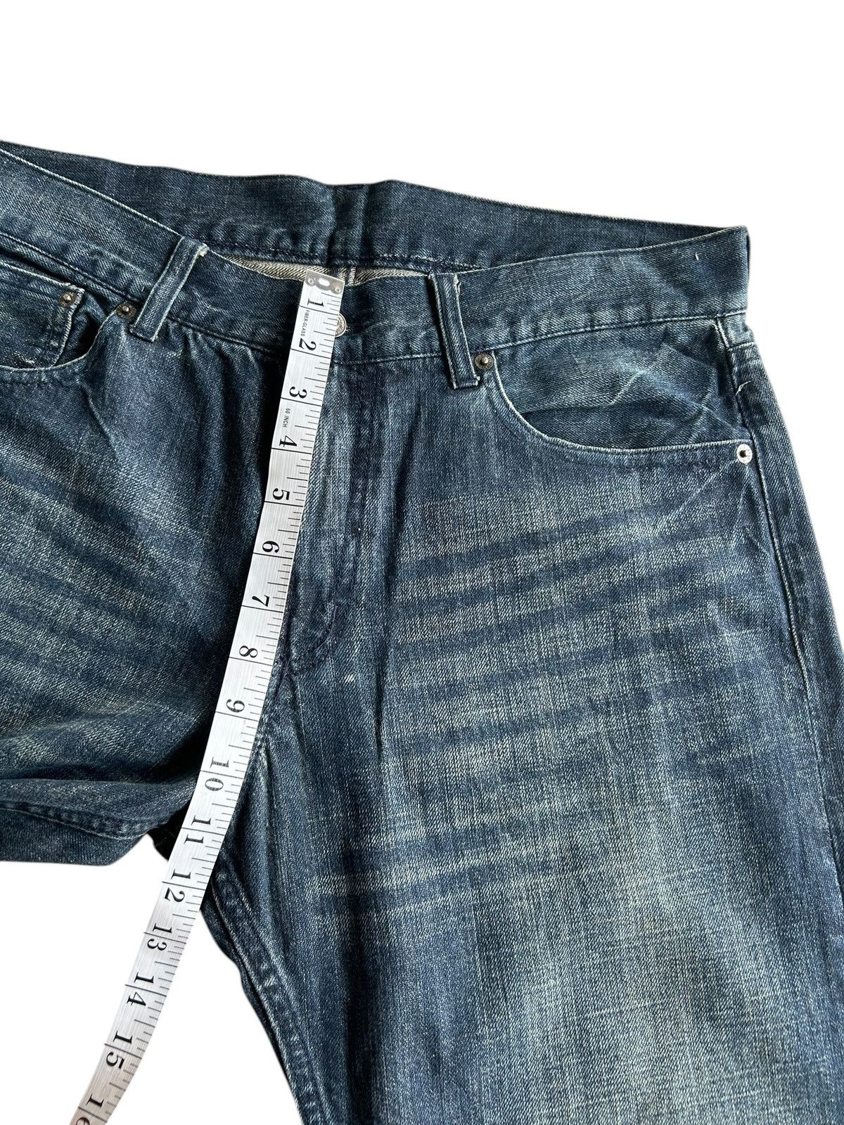 Kapital Vintage Skull Japanese Punk Style Distressed Denim jeans Size US 34 / EU 50 - 15 Thumbnail