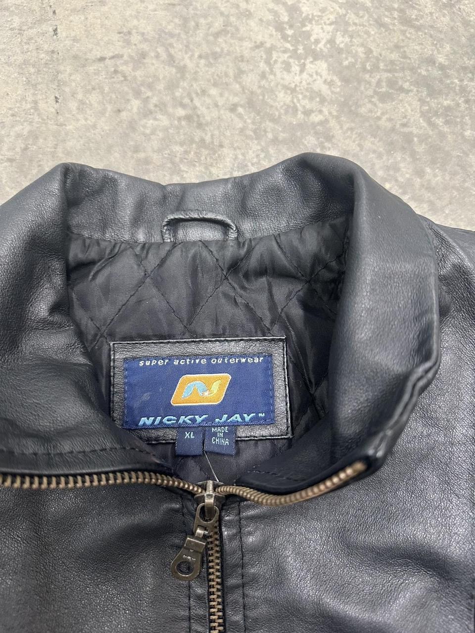Vintage Vintage Y2K Nicky Kay Leather Jacket Size Medium Size M / US 6-8 / IT 42-44 - 4 Thumbnail