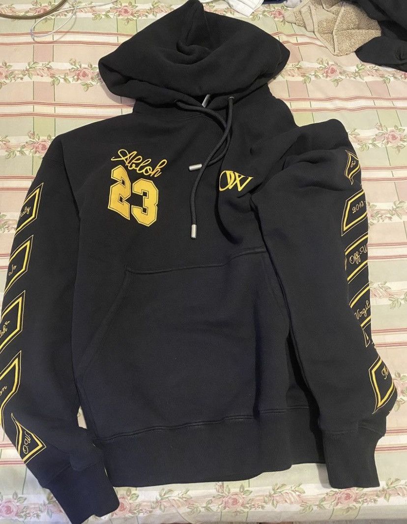 Off-White Off-White Black 'OW 23' Skate Hoodie Size US M / EU 48-50 / 2 - 2 Thumbnail