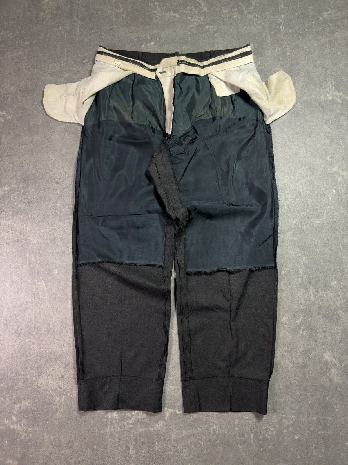 Christian Dior Monsieur 90s Christian Dior Monsieur Wide Leg Baggy Pants Trousers 60 Size US 38 / EU 54 - 13 Thumbnail