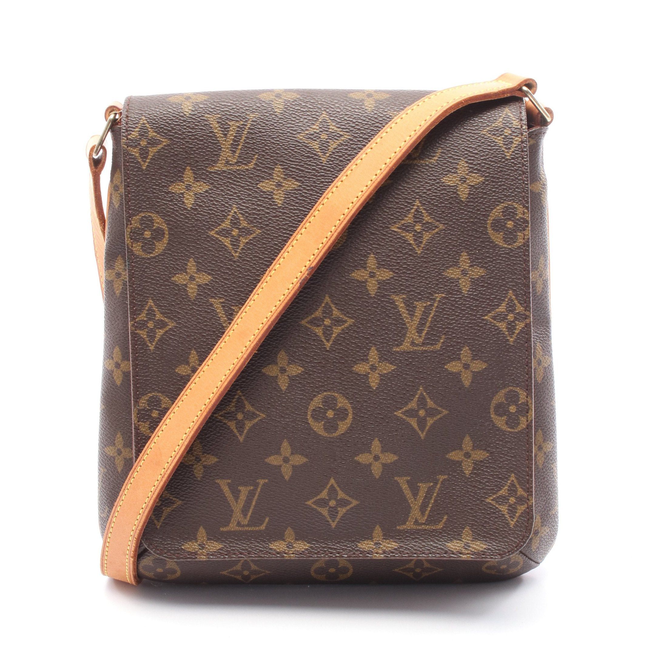 Louis Vuitton Louis Vuitton Musette Salsa Short Strap Monogram Shoulder Bag Leather Brown Size ONE SIZE - 1 Thumbnail