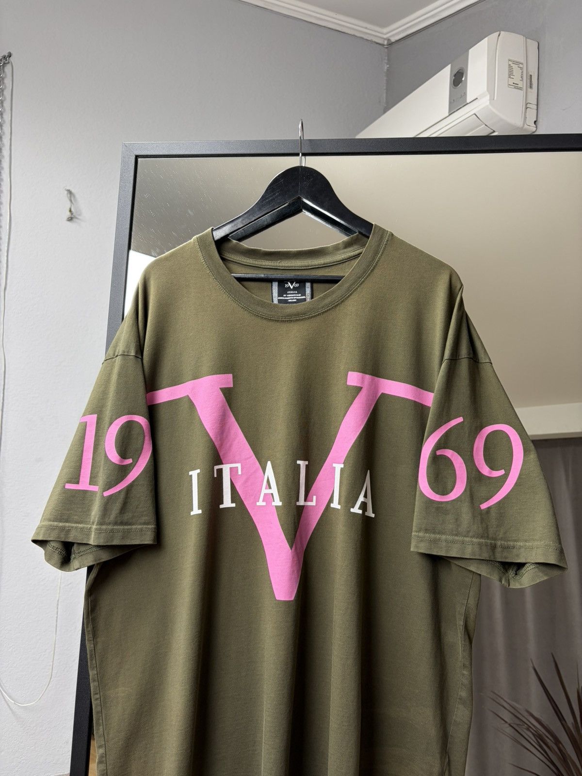 Versace Versace V Italia 1969 Tee Big Logo Luxury Streetwear Y2K Size US XXL / EU 58 / 5 - 4 Thumbnail