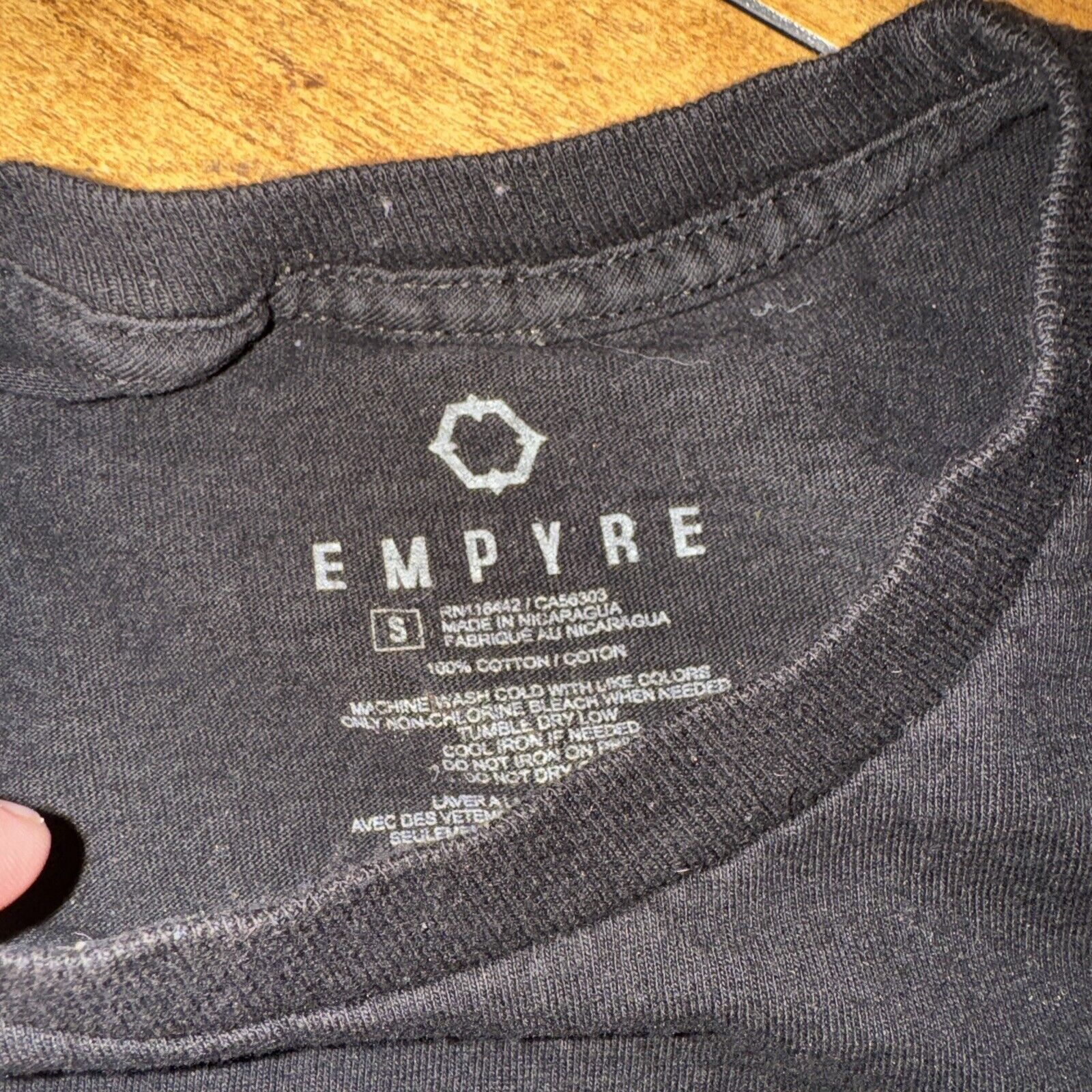 Empyre × Japanese Brand Empyre T-Shirt Black Small 17x24 Size US S / EU 44-46 / 1 - 6 Thumbnail