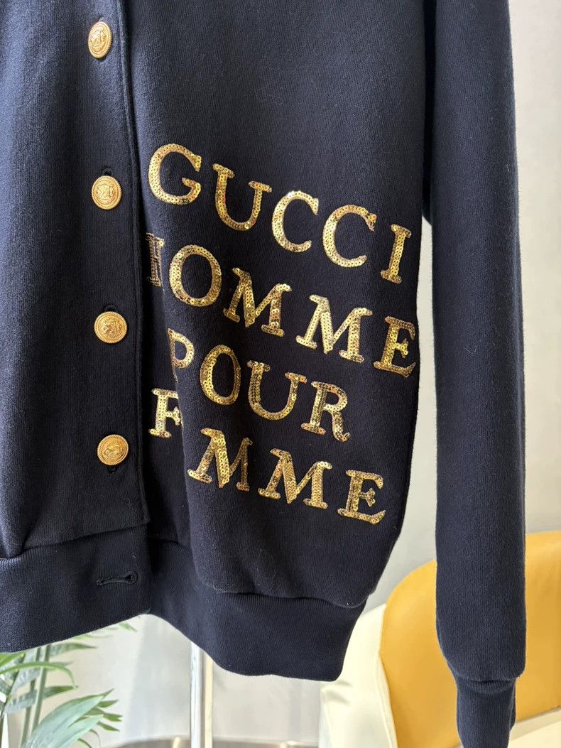 Gucci Gucci Black and gold button design jacket 2502-Nextarrow Size US XXS / EU 40 - 3 Thumbnail