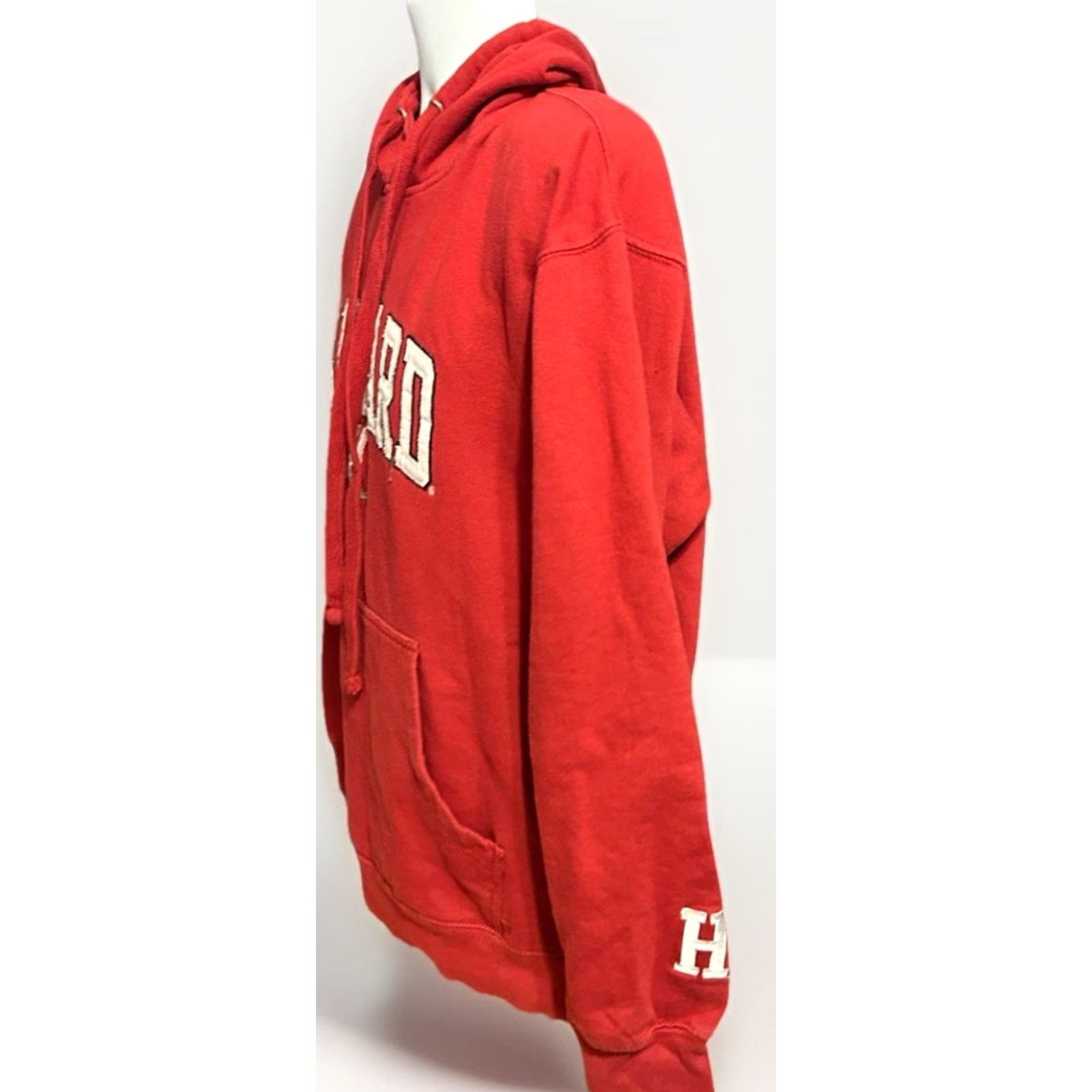 KangaROOS VTG Harvard University Hoodie Men Medium Maroon Kangaroo Pocket Drawstrings Logo Hooded Pullover Size US M / EU 48-50 / 2 - 3 Thumbnail