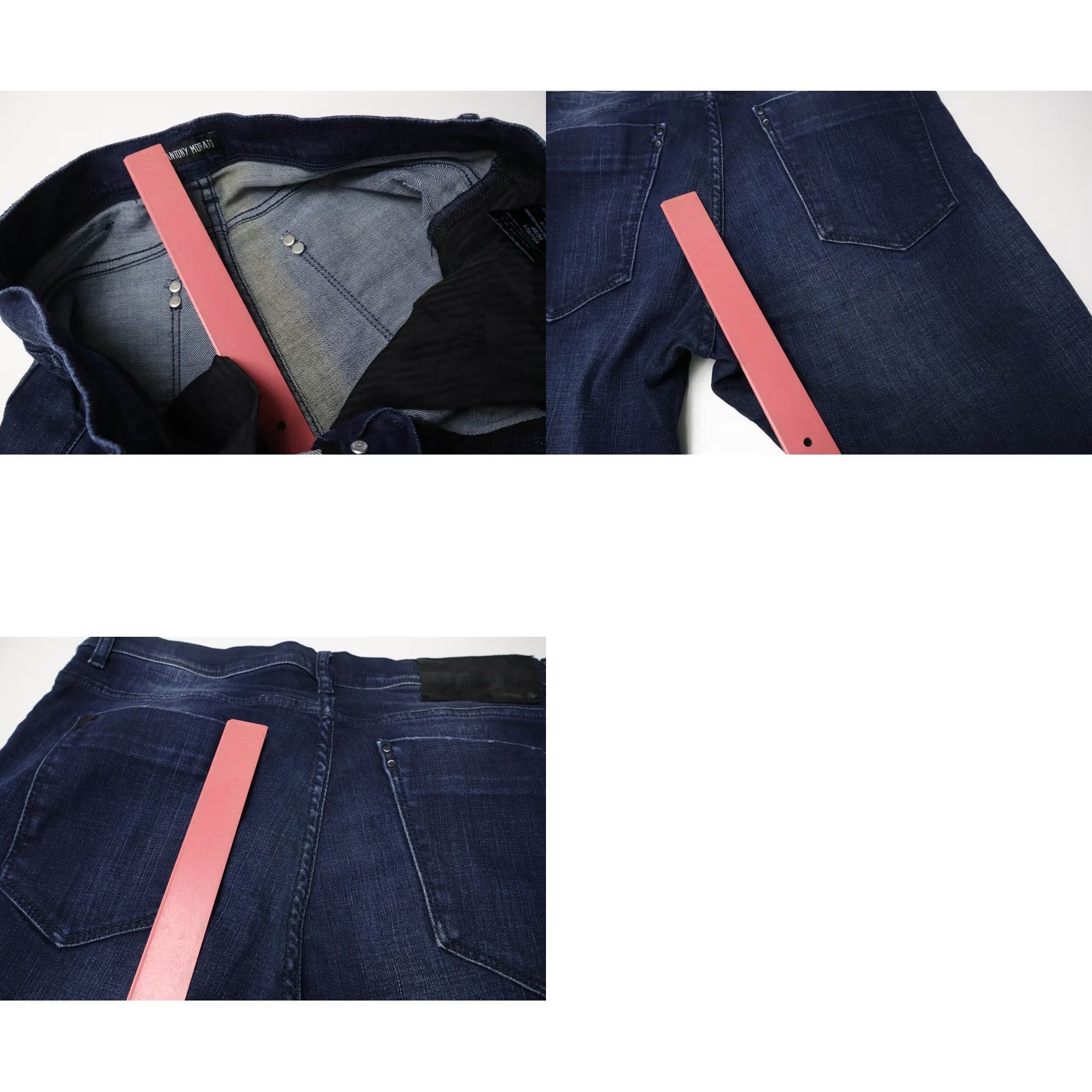 Antony Morato ANTONY MORATO Jeans Men's UK 30 Fade Effect Whiskers Button Fly Stretch Blue Jeans Slim Mens UK 30 Fade Blue Size US 30 / EU 46 - 8 Thumbnail