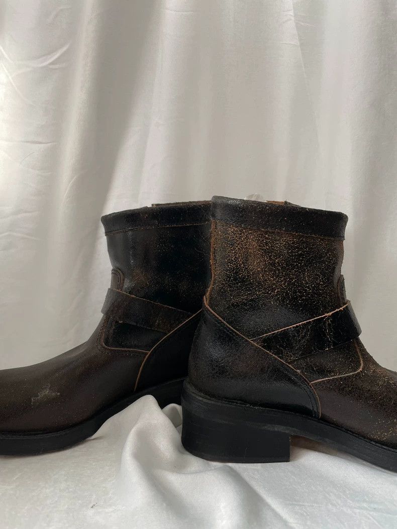 Junya Watanabe Junya Watanabe Medieval women's brown leather engineer boot Size US 7.5 / IT 37.5 - 5 Thumbnail