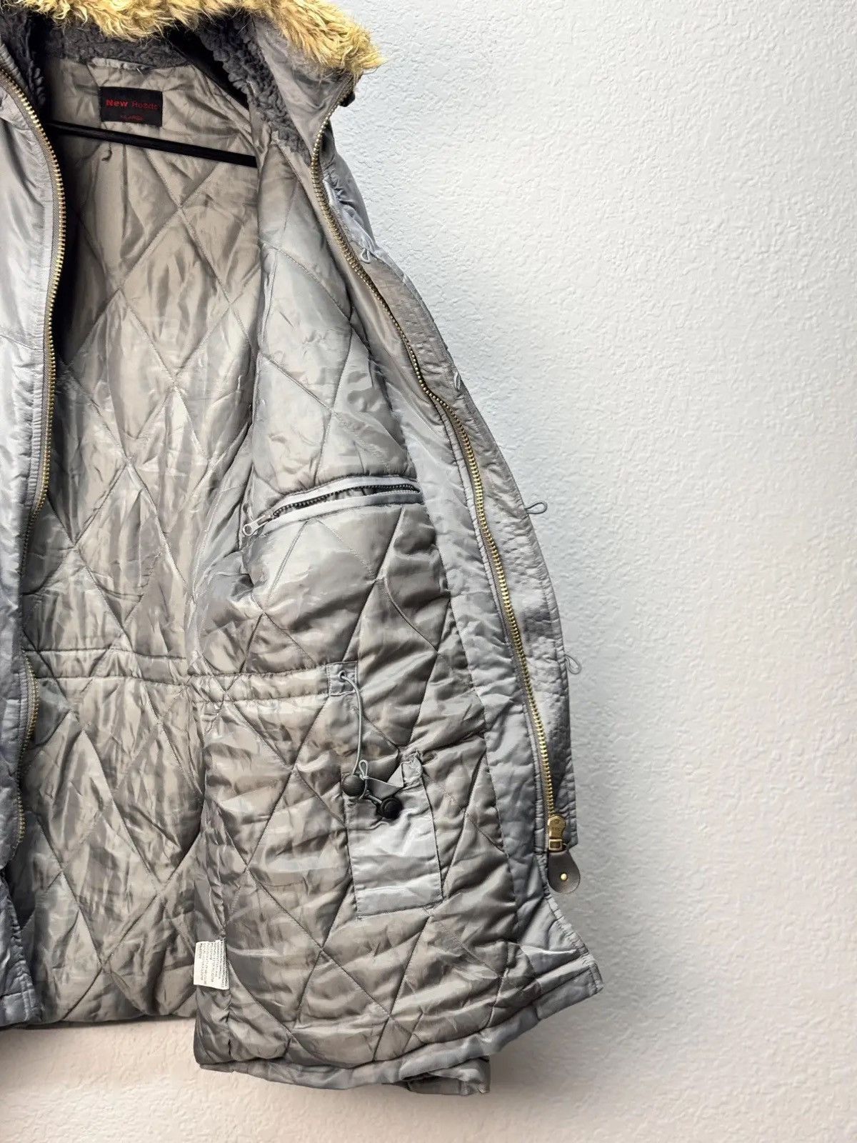 If Six Was Nine × Le Grande Bleu (L.G.B.) × Yohji Yamamoto Avant Garde If Six Was Nine Style Jacket Fur Hood MA1 Size US XL / EU 56 / 4 - 8 Thumbnail