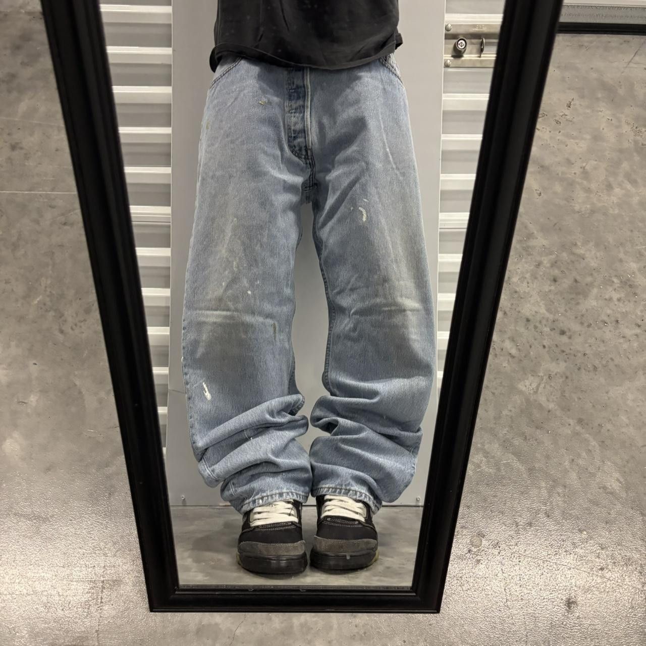Levi's × Vintage Crazy Vintage 90s Faded Light Wash Levi’s 501 Denim Jeans! Size US 36 / EU 52 - 1 Thumbnail