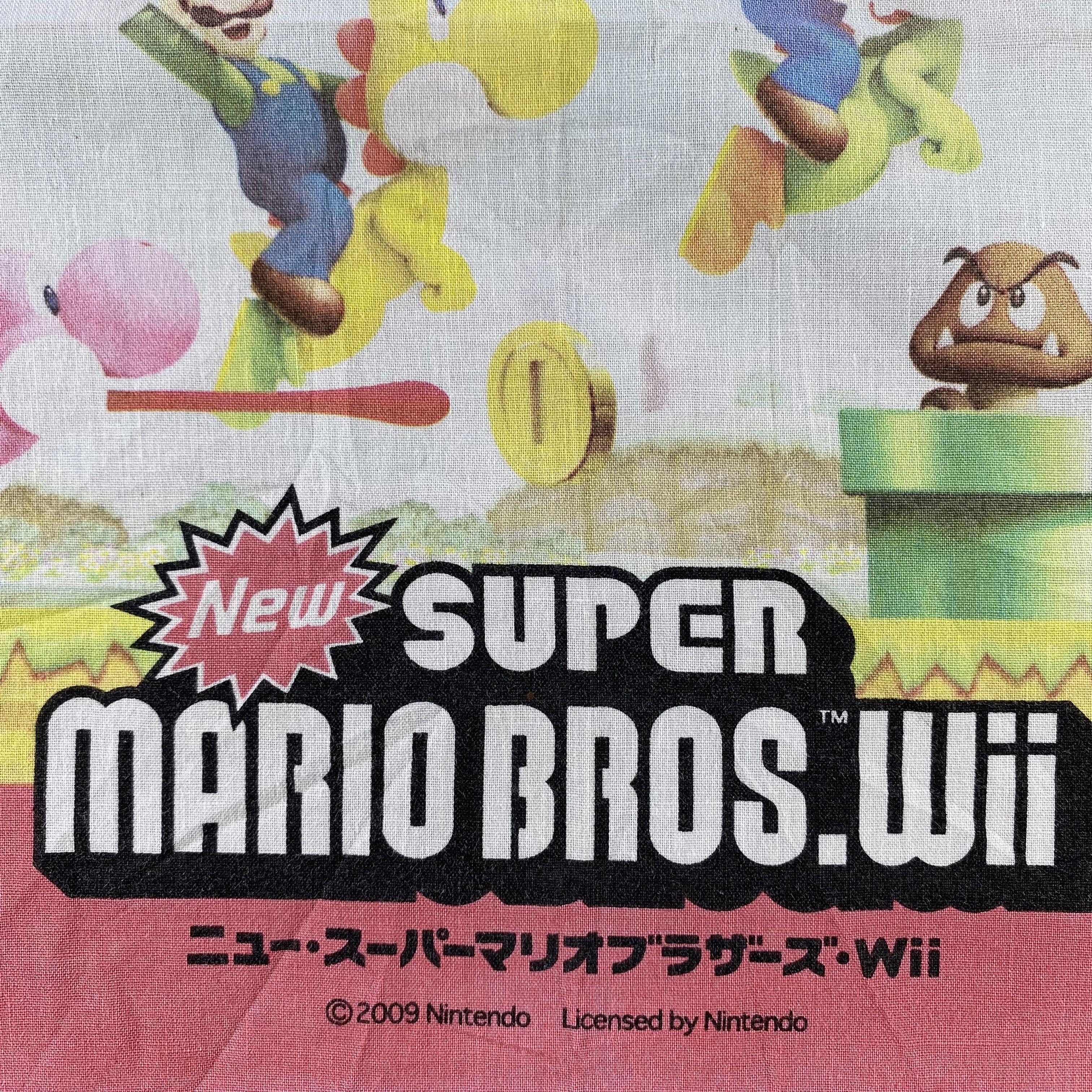 Vintage Super Mario Bros Handkerchief/Neckerchief/Bandana HC907 Size ONE SIZE - 4 Thumbnail