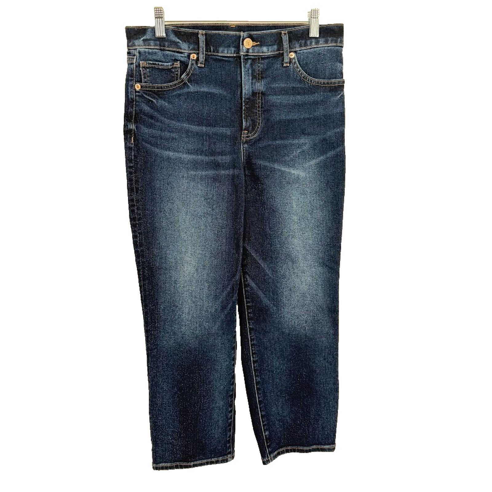 Express Express Jeans Womens 8S Conscious Edit Cropped Straight Leg Size 30" / US 8 / IT 44 - 1 Thumbnail