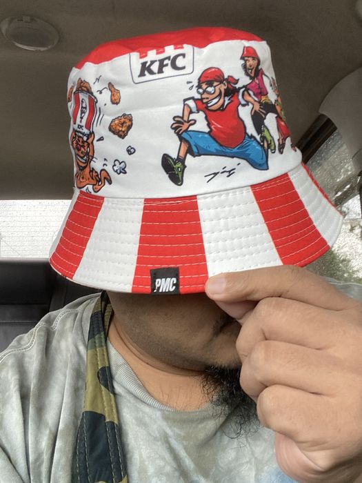 Designer LIMITED EDITION KFC X UJANG MALAYSIA CARTOONIST BUCKET HAT ...