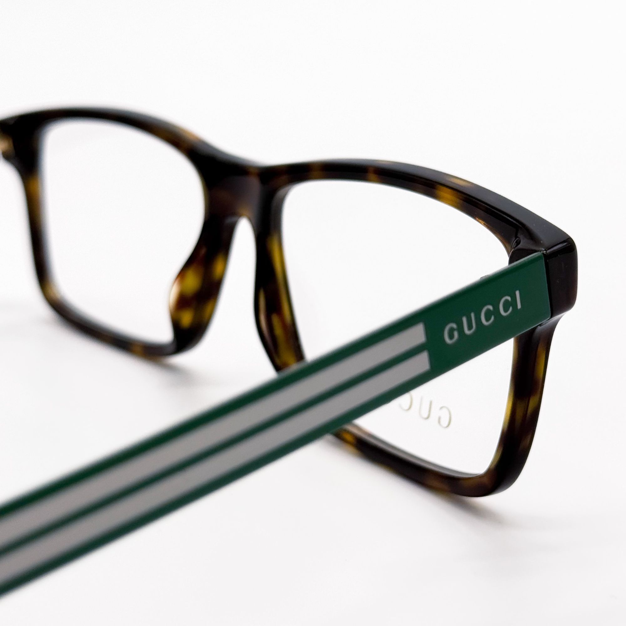 Gucci NEW GG0692O 002 GUCCI MEN HAVANA GREEN EYEGLASSES GUCCI Size ONE SIZE - 6 Thumbnail