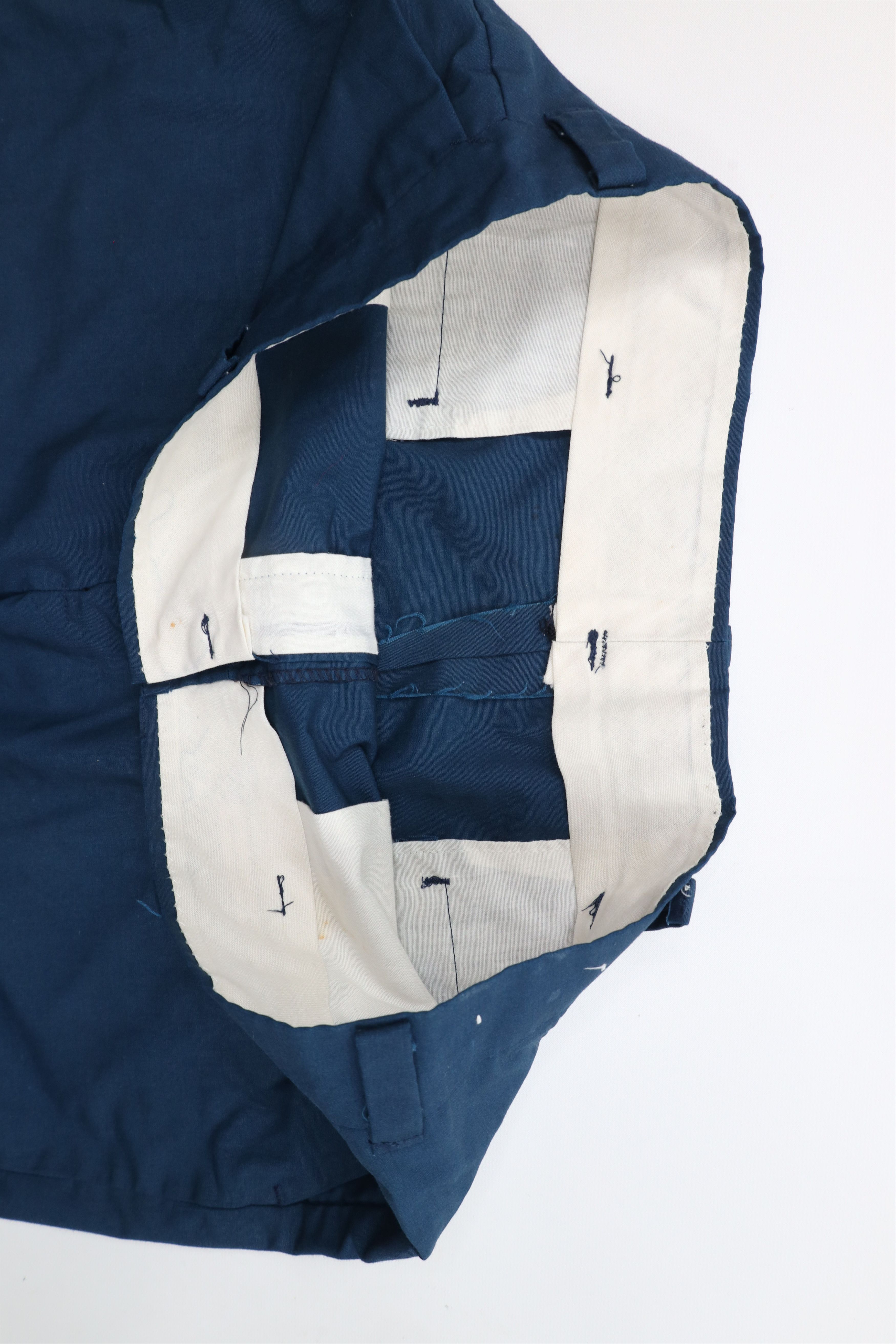 Vintage Vintage 60s 70s Streetwear Above Knee Chino Shorts Blue USA Size US 34 / EU 50 - 6 Thumbnail