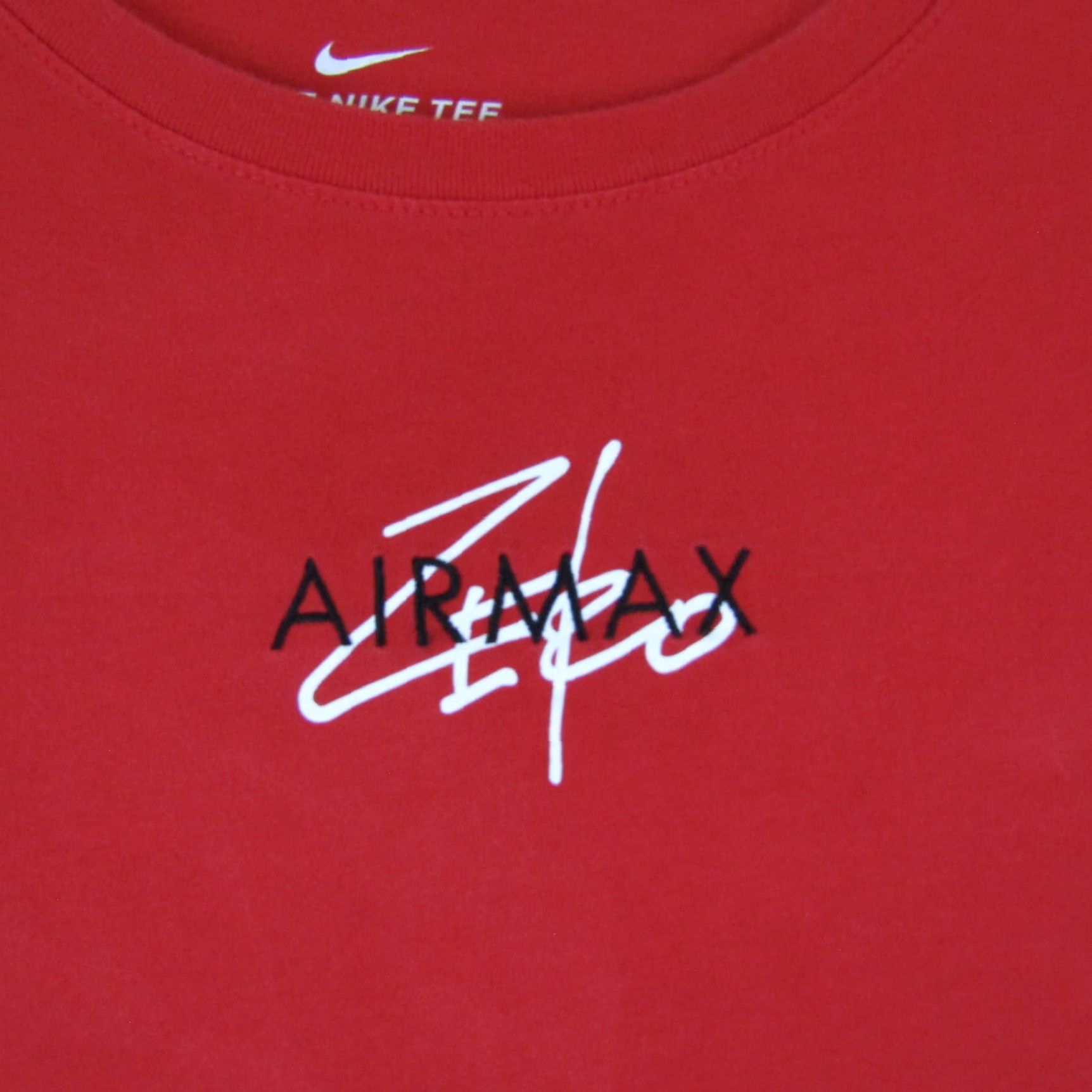 Nike VINTAGE Nike Shirt Mens 2XL Red Athletic Cut Arimax Zero Workout Gym Crewneck Tee Size US XXL / EU 58 / 5 - 5 Thumbnail