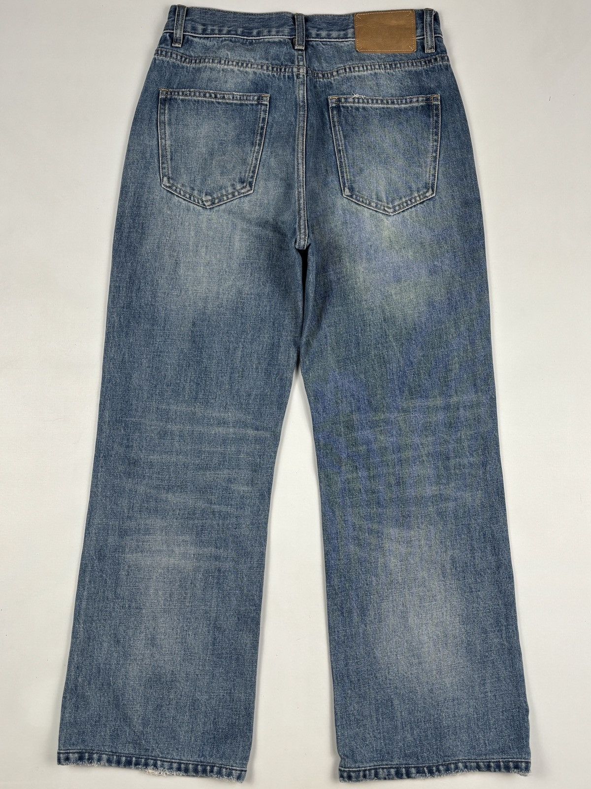 Celine Hedi Slimane - S/S 2020 Union Washed Flared Jeans Size 27" / US 4 / IT 40 - 4 Thumbnail
