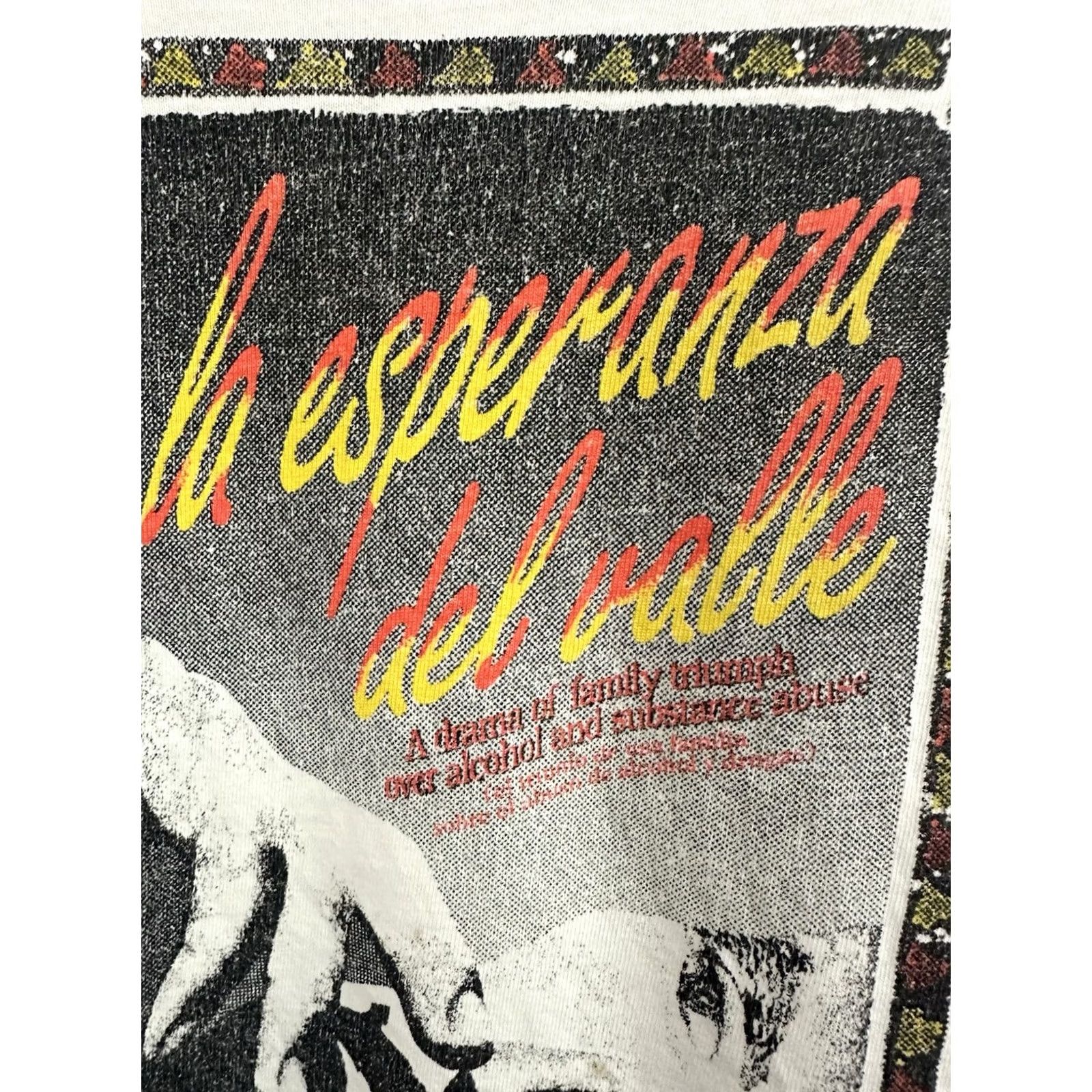 Hanes VTG 90s Hanes T-Shirt White XL Short Sleeve Mens Drug Alcohol Recovery CSAP Drug Addiction sobriety NA NA Alcohol Anonymous Narcotics Anonymous We Size US L / EU 52-54 / 3 - 7 Thumbnail