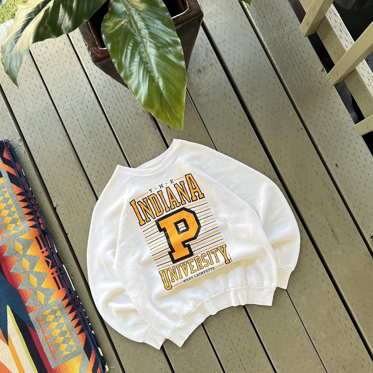 Fruit Of The Loom × Vintage Vintage Purdue Boilermakers Sweatshirt Size US L / EU 52-54 / 3 - 4 Thumbnail