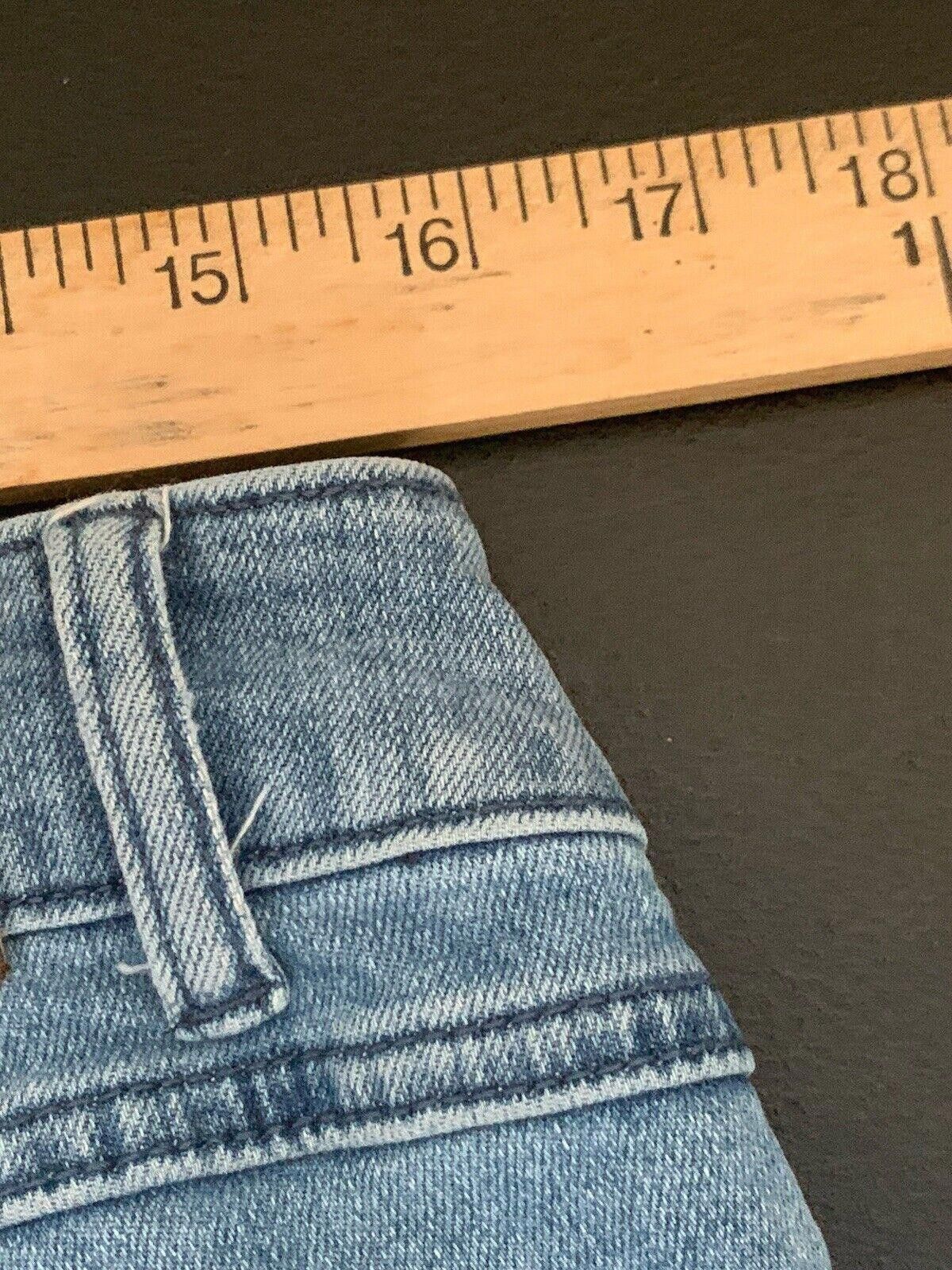 Designer Barbell Apparel Jeans Blue Denim Straight Stretch Distressed Size US 31 - 11 Thumbnail