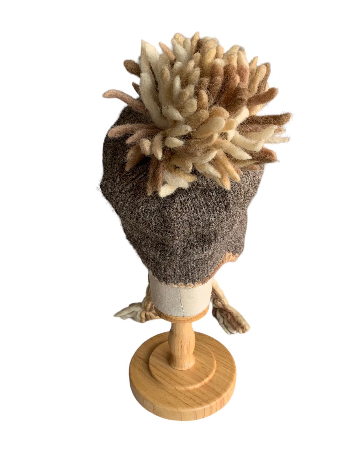 Japanese Brand × Kapital × Vintage Grace Knitted Earflap Wool Beanie Hats Size ONE SIZE - 7 Thumbnail