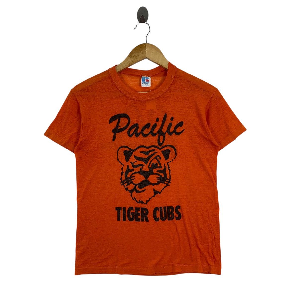 Vintage Vintage 80s PACIFIC TIGER CUBS Mcdonalds Russell Tshirt Size US S / EU 44-46 / 1 - 1 Thumbnail