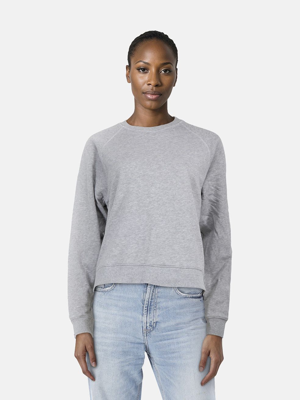 Victoria Beckham Grey Logo Print Sweatshirt Size S / US 4 / IT 40 - 1 Thumbnail