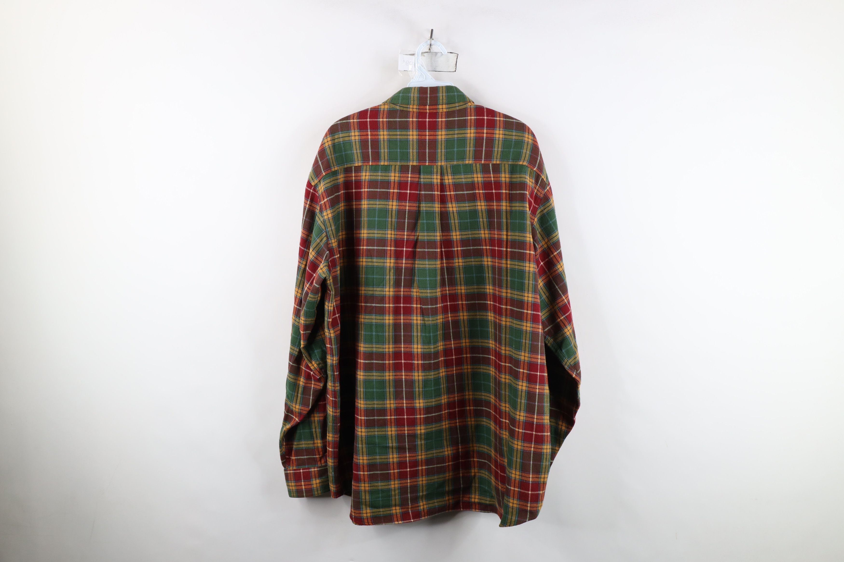 L.L. Bean Vintage LL Bean Flannel Collared Button Down Shirt Plaid Size US L / EU 52-54 / 3 - 13 Thumbnail