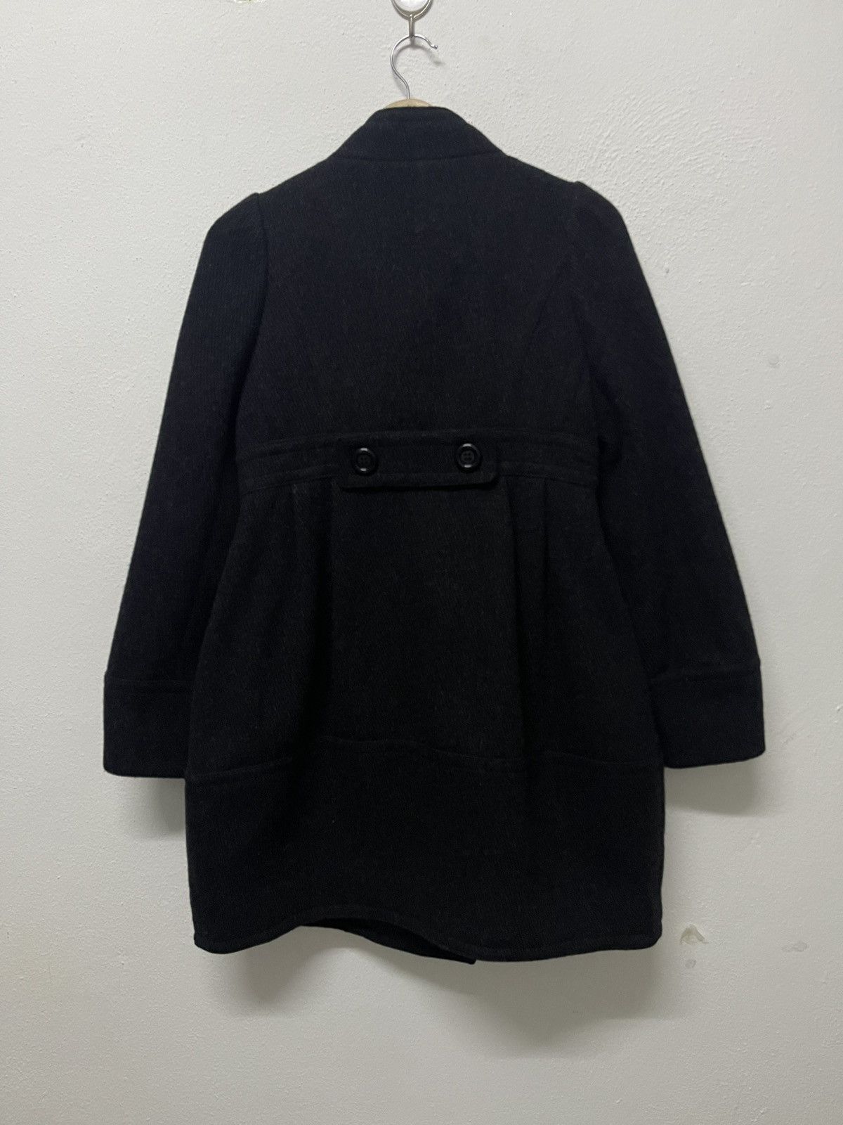 Burberry 2000s BURBERRY BLUE LABEL STAND COLLAR COAT LINEN NOVACHECK Size XS / US 0-2 / IT 36-38 - 2 Thumbnail