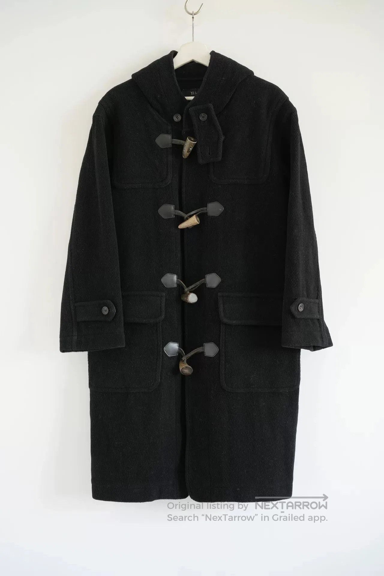 Y's for Men yohji yamamoto black wool toggle coat. Size US L / EU 52-54 / 3 - 1 Thumbnail