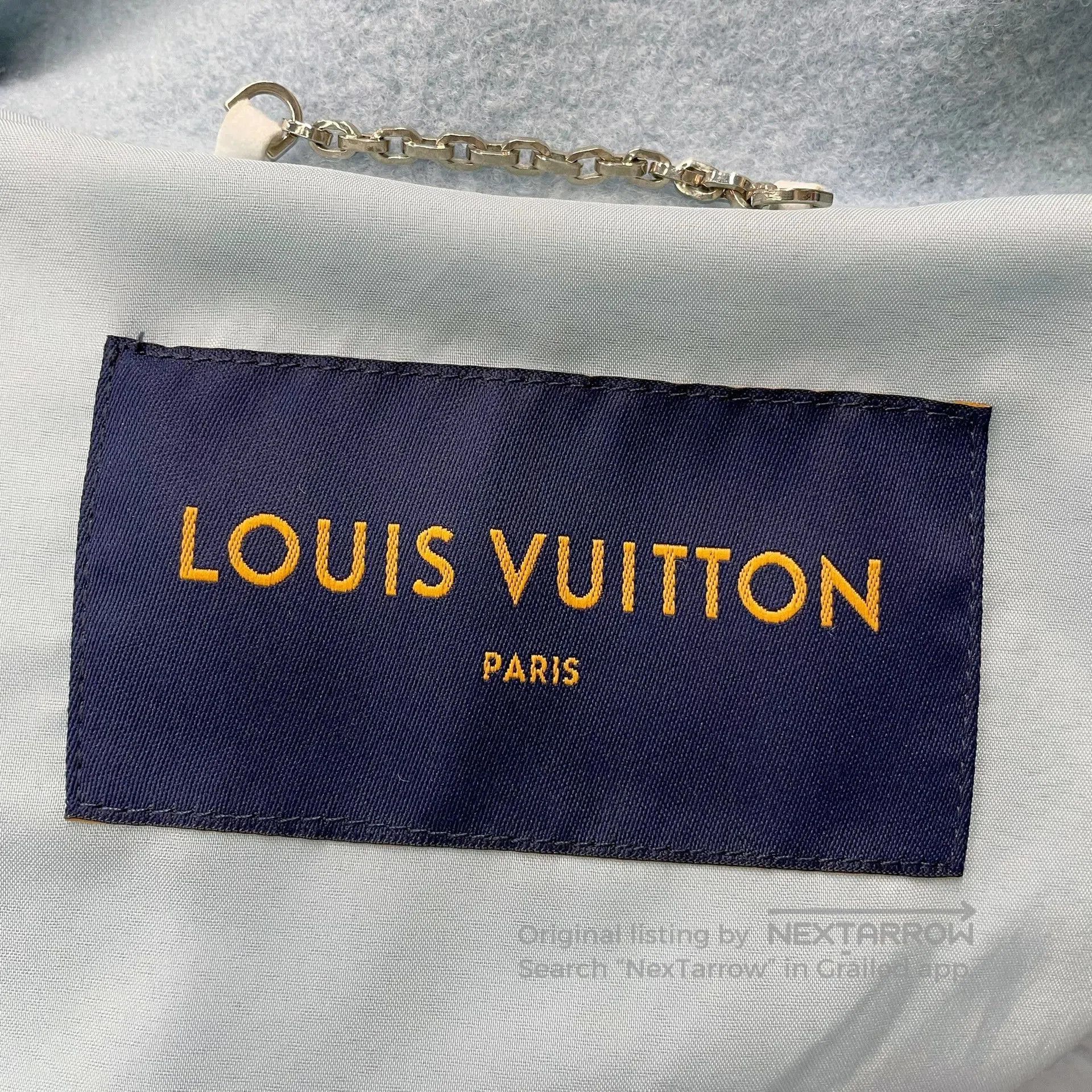blue mixed sweatshirt from Louis Vuitton.