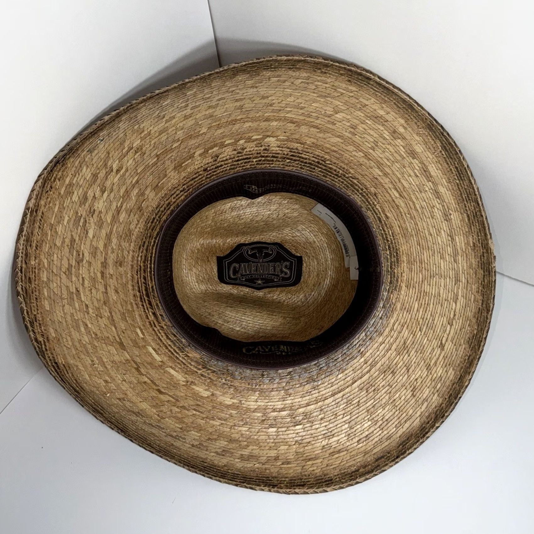 Vintage Cavender's Ranch Collection Straw Cowboy Hat Size 7 NEW Cowboy Hat Men Brown Straw Lightweight Wide Brim western Cowboy 7 Mens Size ONE SIZE - 7 Thumbnail