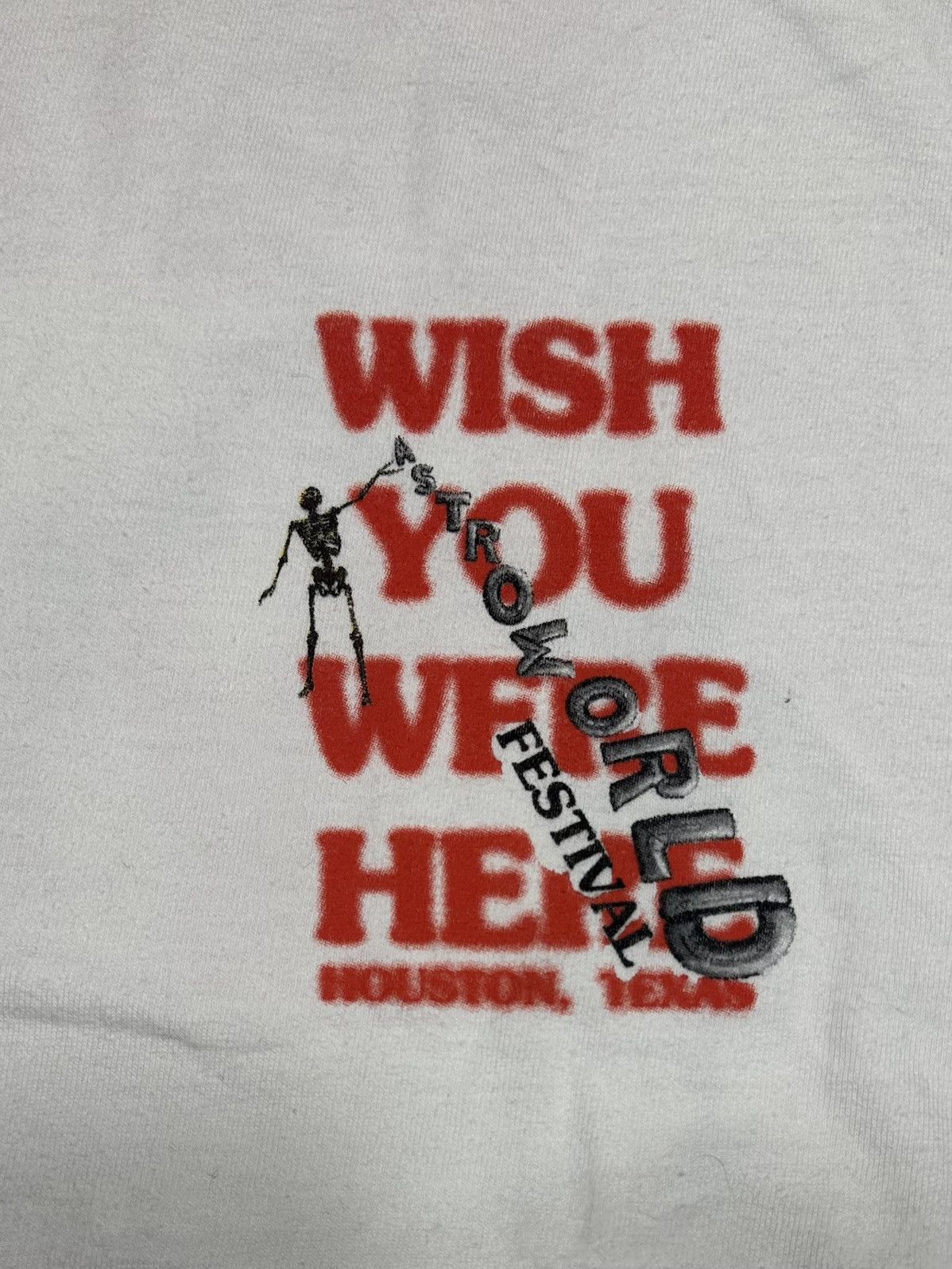 Travis Scott Travis Scott White Astroworld Festival Tee 2018 RARE/3X Size US XXL / EU 58 / 5 - 4 Thumbnail
