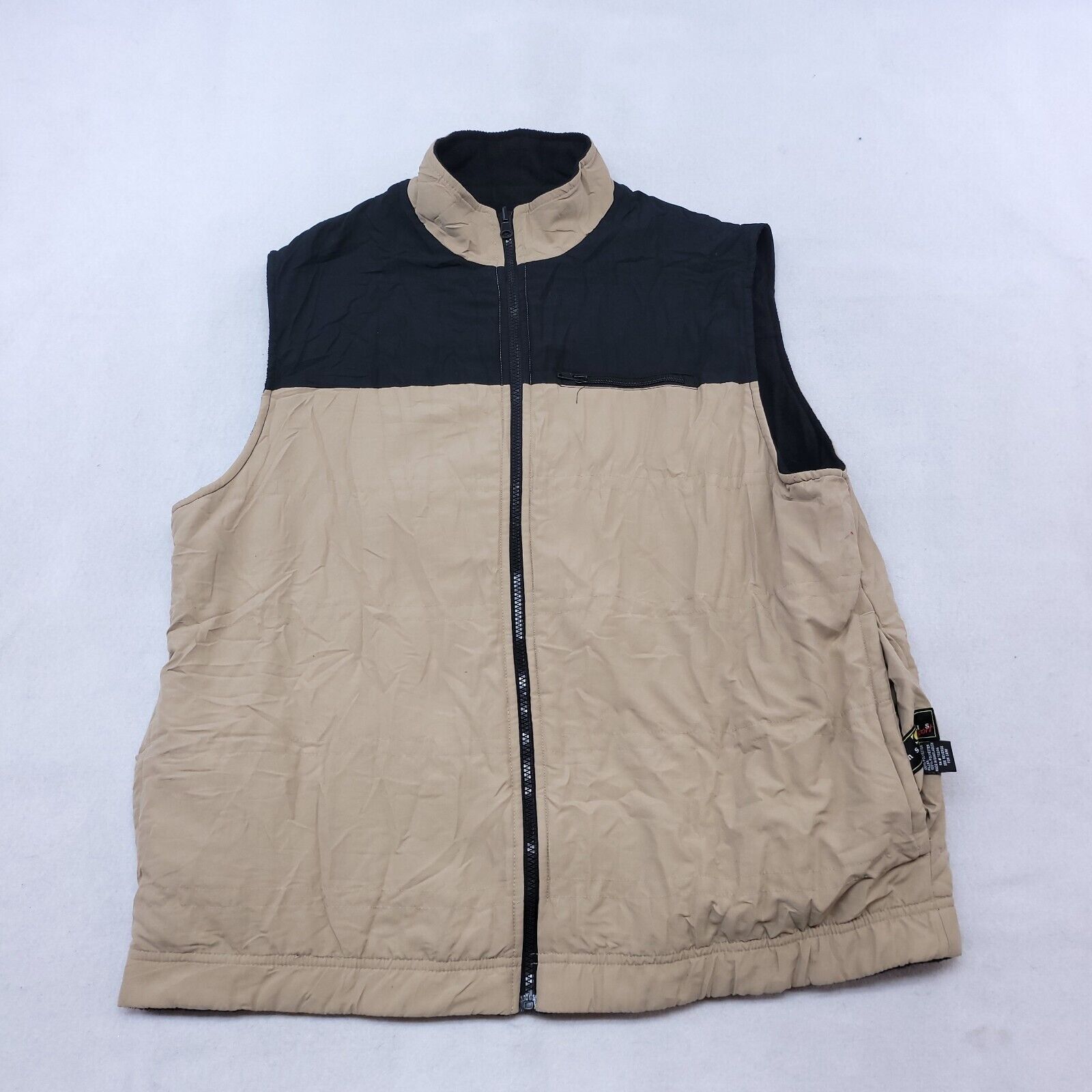 Consensus Sportswear Consensus Outdoor Jacket Vest Mens Size Large L Beige Black Size US L / EU 52-54 / 3 - 2 Thumbnail