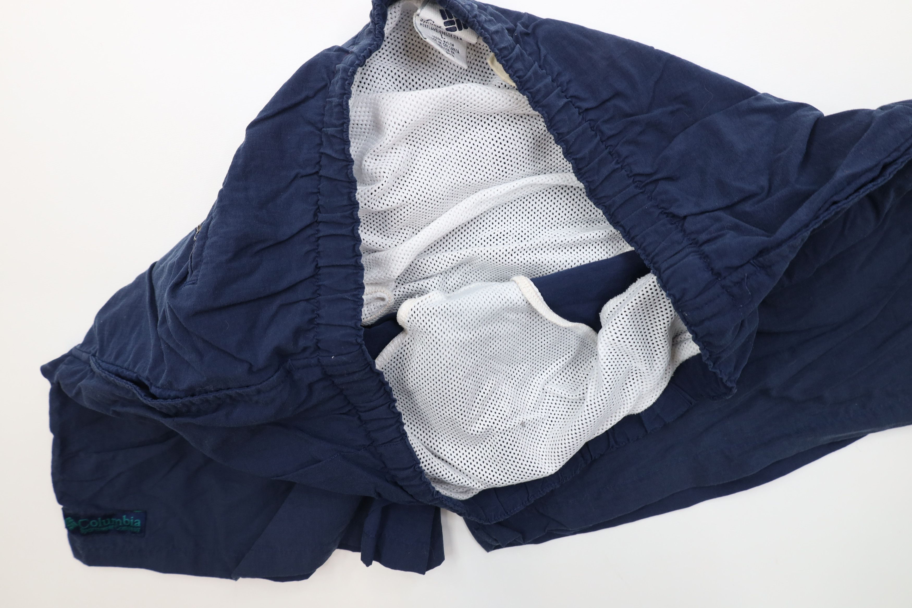 Columbia Vintage 90s Columbia Spell Above Knee Belted Lined Shorts Size US 34 / EU 50 - 9 Thumbnail