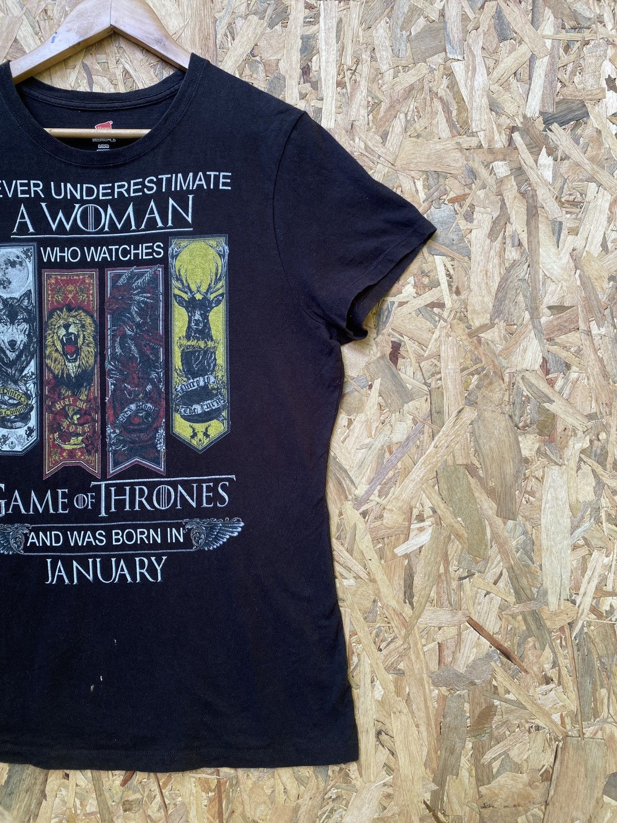 Hanes × Vintage Vintage game of thrones tee Size L / US 10 / IT 46 - 2 Thumbnail