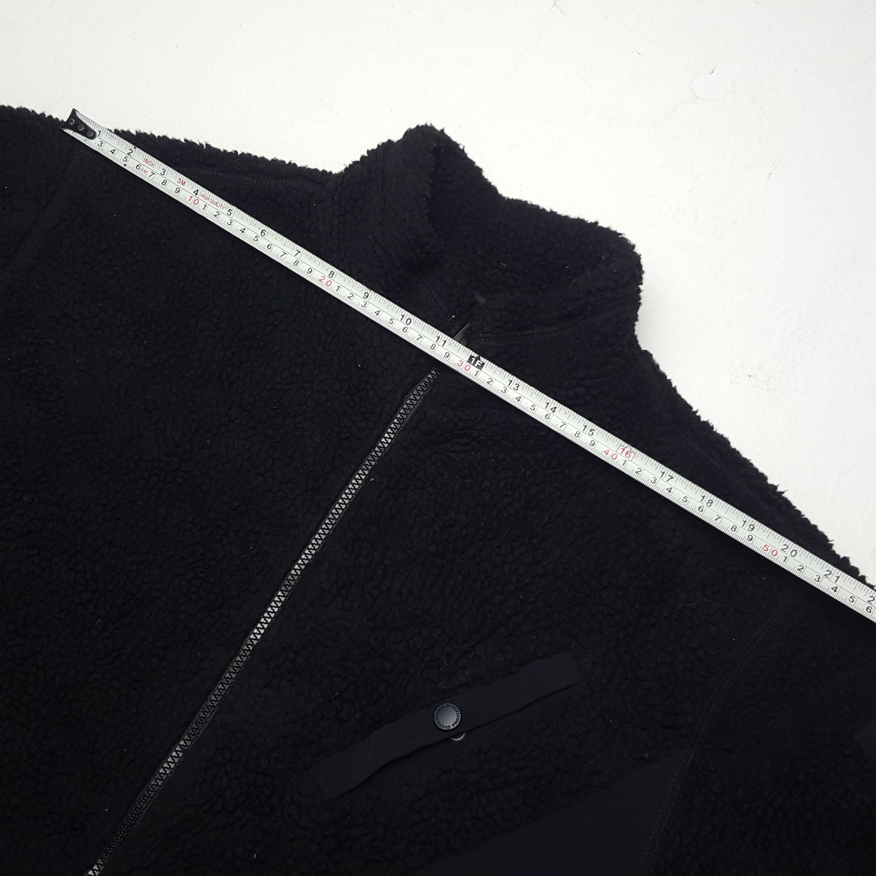 GU × Undercover × Vintage Vintage Gu x Undercover Sherpa Zipper Long Jacket Size US L / EU 52-54 / 3 - 6 Thumbnail