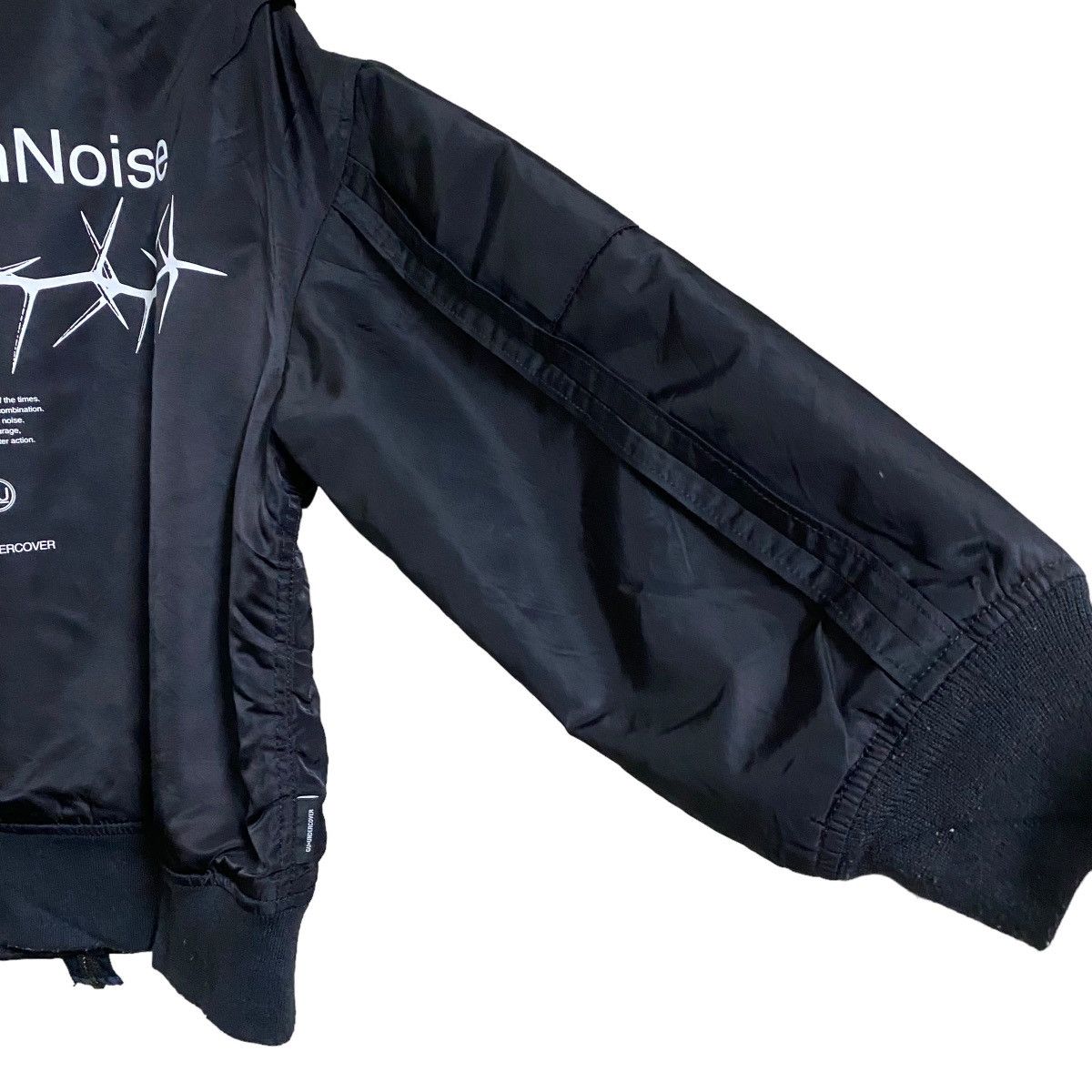 GU × Undercover GU Undercover Freedom Noise MA-1 Bomber Jacket Size XXS / US 00 / IT 34 - 10 Thumbnail