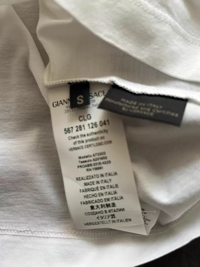 Versace Versace Men's embroidered t-shirt Size US S / EU 44-46 / 1 - 8 Thumbnail