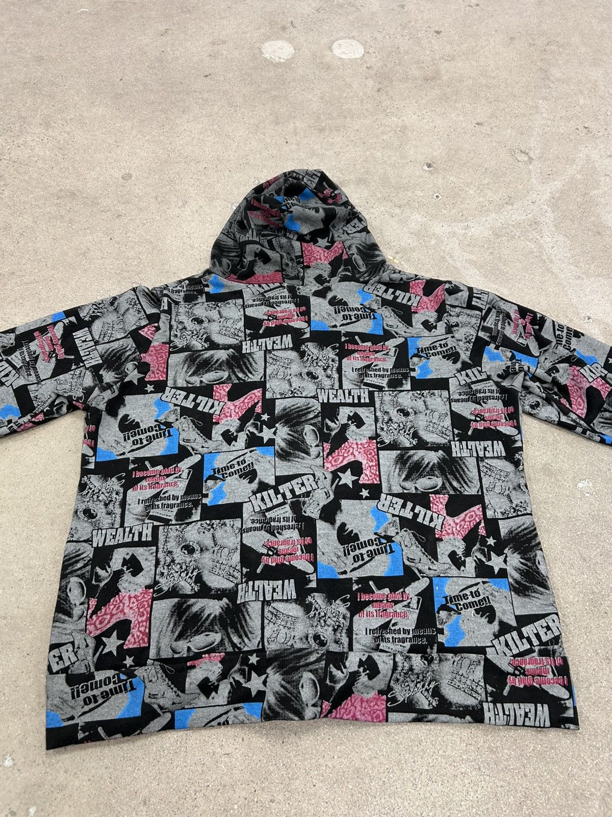 Hysteric Glamour “Ecrire “ Hysteric glamor style over print zip up AOP punk Size US XL / EU 56 / 4 - 9 Thumbnail