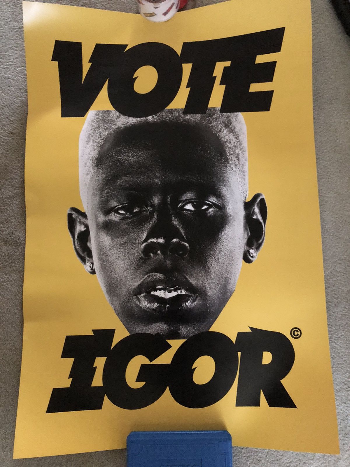 Tyler The Creator Vote Igor Golf Wang Poster Yellow Size ONE SIZE - 1 Thumbnail