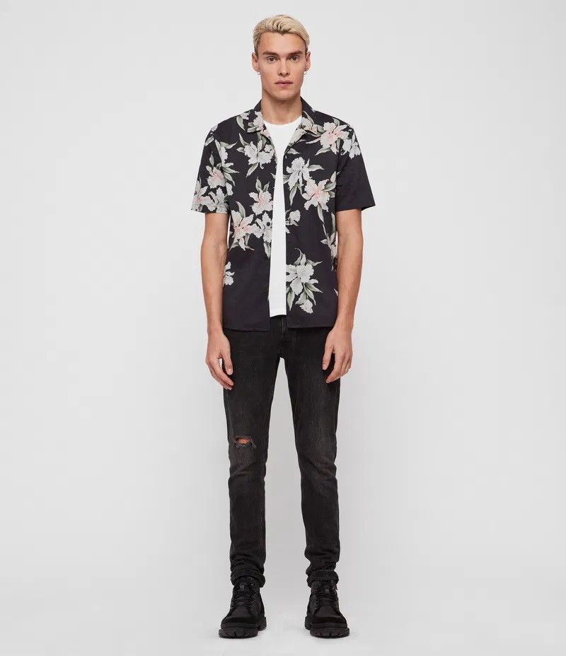Allsaints Mens Vintage AllSaints LAYBACK SS SHIRT button up Hawaiian Size US S / EU 44-46 / 1 - 12 Thumbnail
