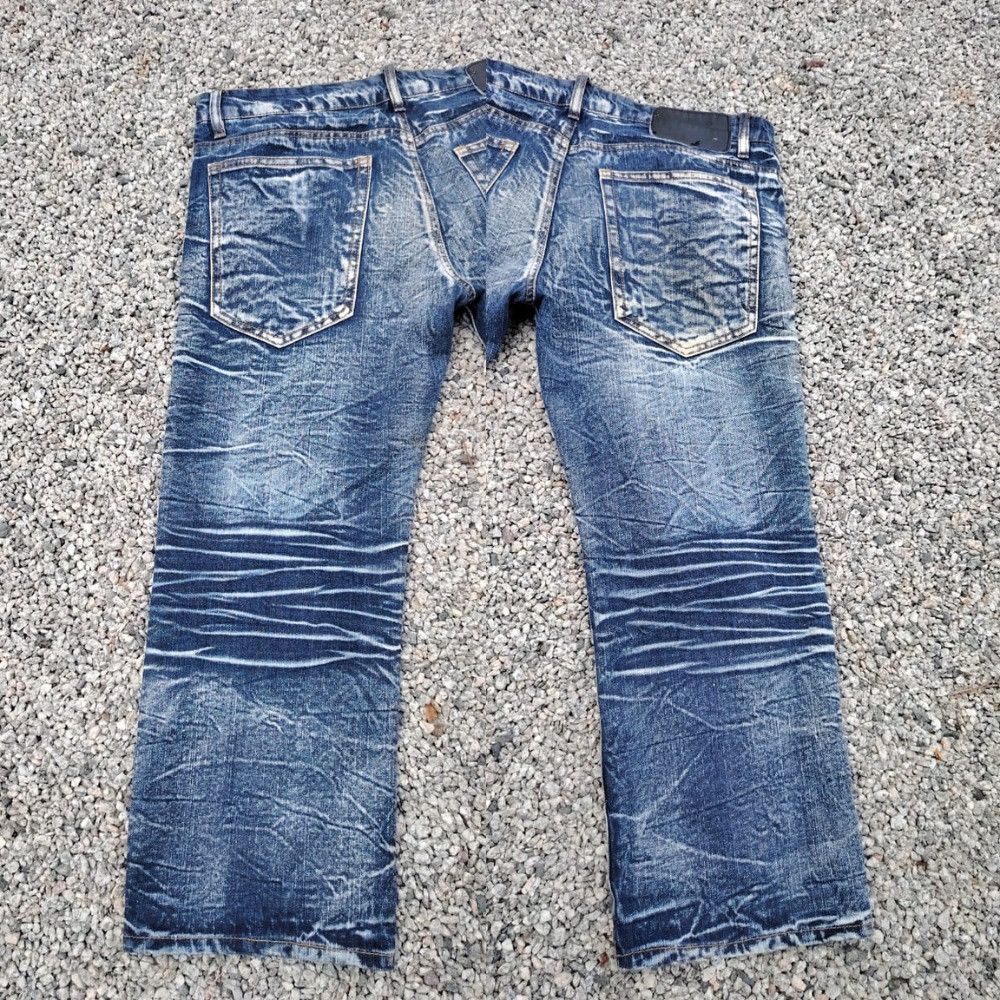 Japanese Brand Japanese Brand Original Acid Wash Blue Jeans Distressed Punk Size US 37 - 12 Thumbnail