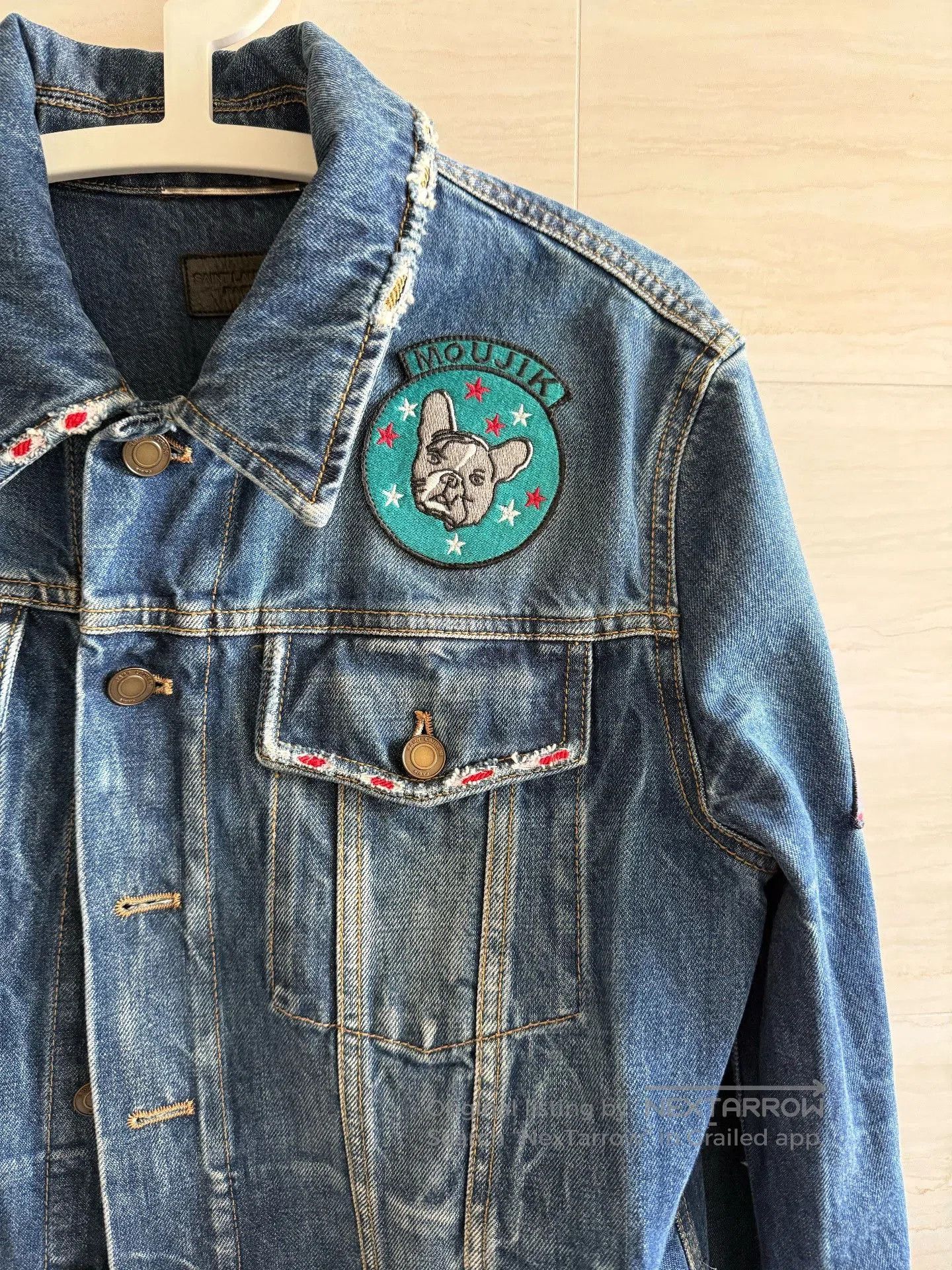 Saint Laurent Paris Saint Laurent Blue Denim Jacket. Size US M / EU 48-50 / 2 - 2 Thumbnail