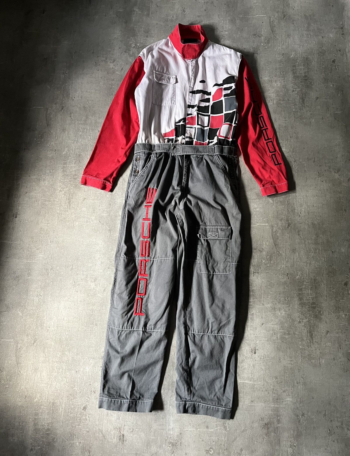 Porsche Design Porshe overalls set mechanic F1 rare grail Size US 41 - 1 Thumbnail
