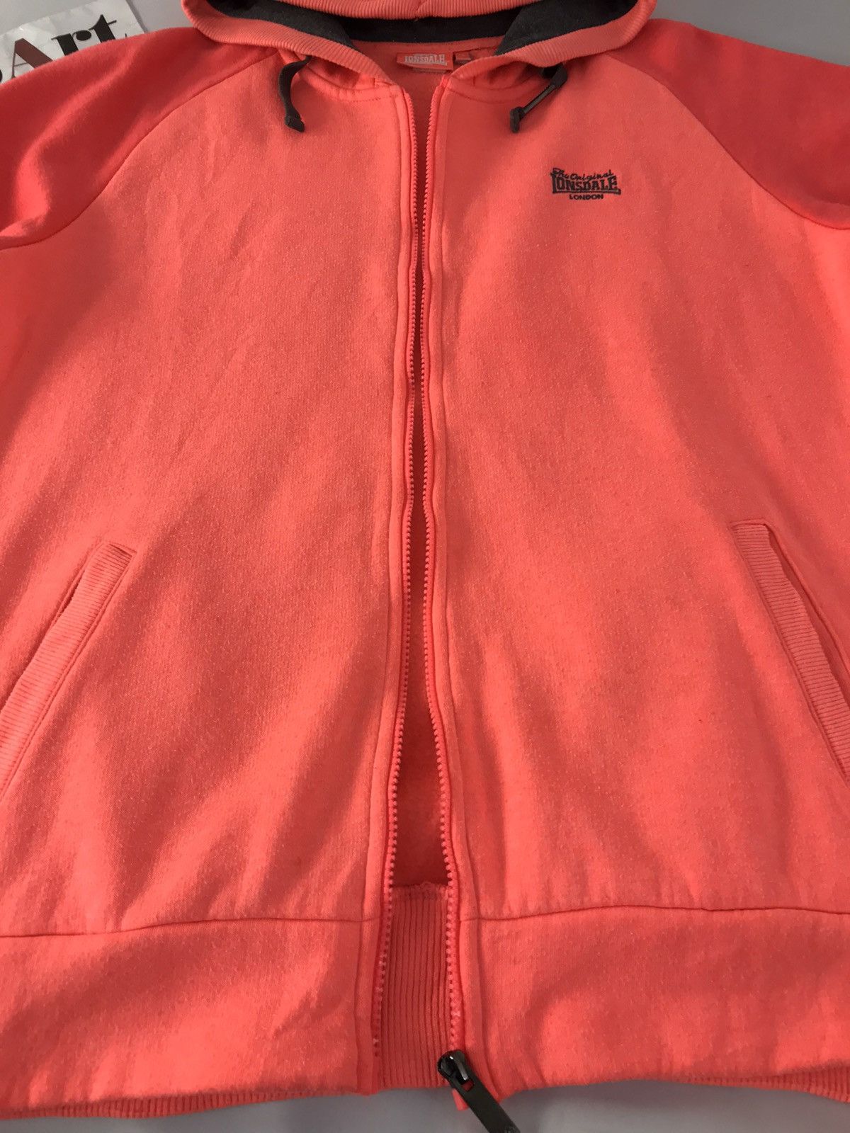 Lonsdale Vintage Sweater Lonsdale London Zipper Hoodie Size US L / EU 52-54 / 3 - 8 Thumbnail