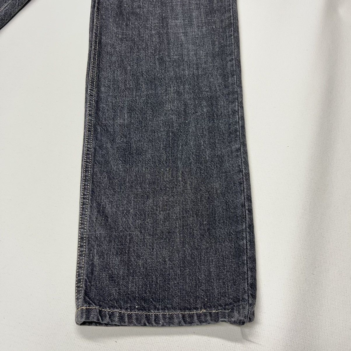 Tommy Hilfiger × Vintage Tommy Hilfiger Jeans Black Blasted Boyfriend Denim Faded Size 34" / US 12 / IT 48 - 2 Thumbnail