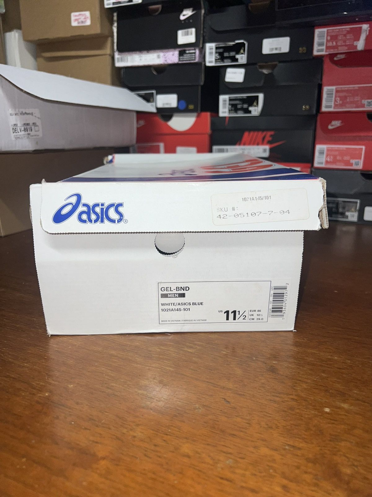 Asics Asics Gel BND White Blue size 11.5 Size US 11.5 / EU 44-45 - 6 Thumbnail
