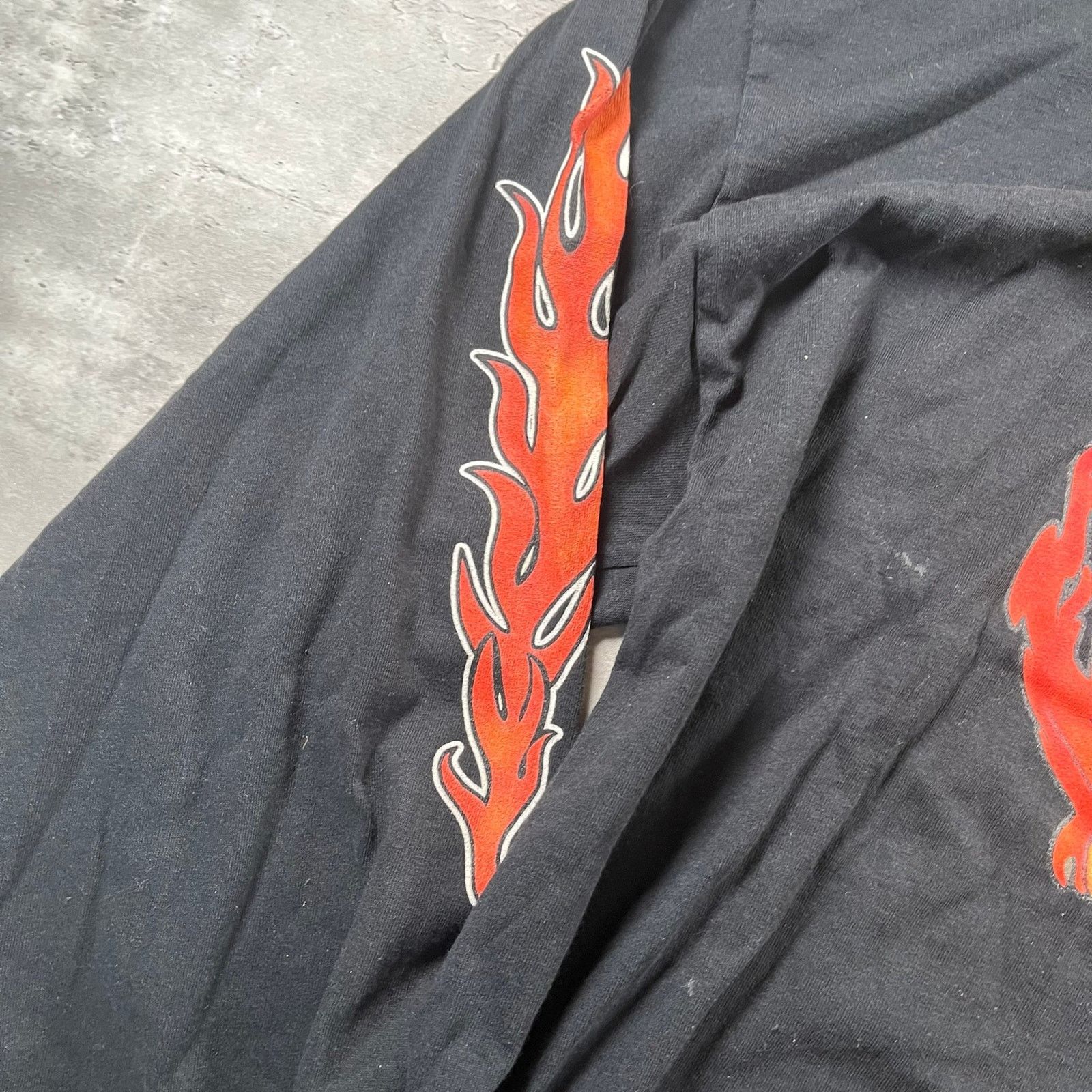 Harley Davidson Vintage tiger flamed long sleeve Size US XXL / EU 58 / 5 - 2 Thumbnail